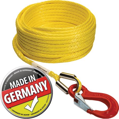 Corda intrecciata con gancio NOVOLEEN 6 mm 3T 15m