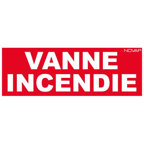 Panneau Vanne incendie - Rigide 330x120mm - 4030449