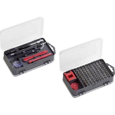 Metafranc Kit de Herramientas de Precisión y Seguridad 108 Piezas Negro