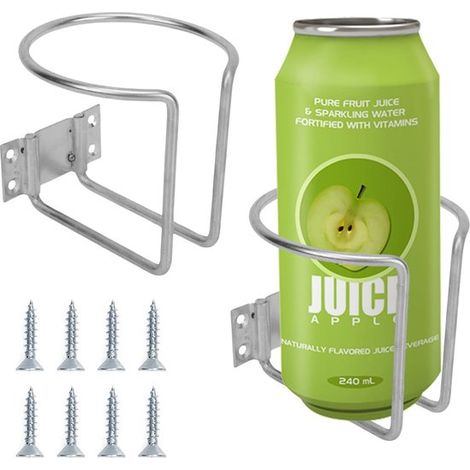 Porte-gobelet annulaire pour bateau, lot de 2 pièces, en acier inoxydable antirouille et étanche, avec système anti-balancement, idéal pour voiture, camping-car, caravane, bateau ou yacht. (1/5)