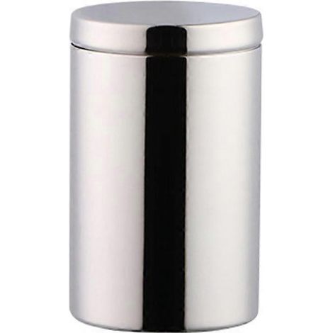 Boîte de conservation cylindrique vide en acier inoxydable de 200 ml avec couvercle hermétique pour conserver la fraîcheur du thé, idéale pour le garde-manger (JIKAIX). (1/5)