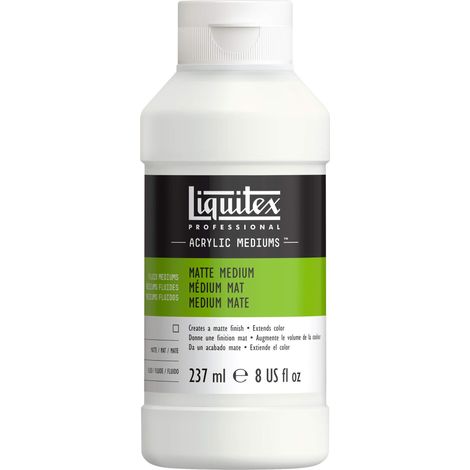 LIQUITEX Matte Vernice Acrilica Liquida Viscosità Media Mattes Medium, 237 ml, Confezione da 1 (1/5)