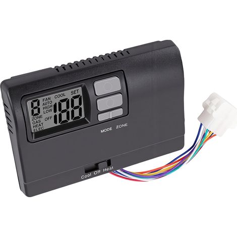 Wall Mount for Digital Thermostat for Motorhome (BLACK) (1/5)