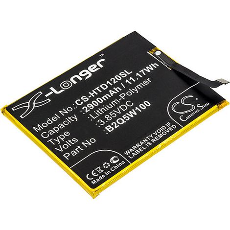 NX - Batterie téléphone, smartphone, GSM pour HTC Breeze Plus 3.85V 2900mAh - B2Q5W100 (1/2)