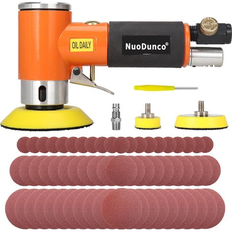 Mini Ponceuse excentrique,Air Sander Pour ponçage et polissage (1/5)