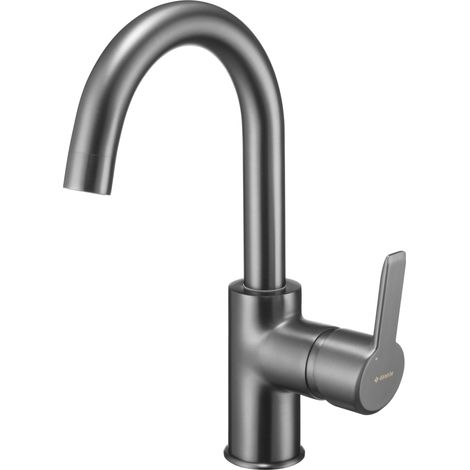 Deante Arnika robinet lavabo gris foncé titane (1/2)