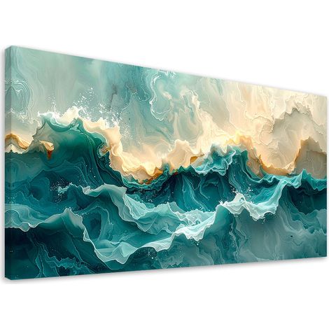 Bild auf Leinwand Modern abstrakt Blau 80x40 (1/5)