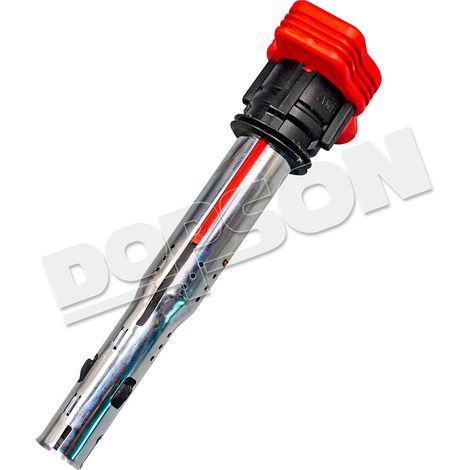 Ignition coil with red head, compatible with Audi A4B8/A6C6/2.4 06E905115 06E905115A UF529 (spare part)
