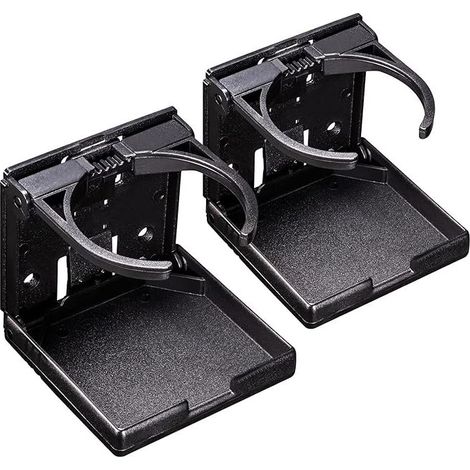 Paquet de 2 porte-gobelets, pliables et réglables, s'adaptent à la plupart des tailles de tasses, bouteilles, bocaux, porte-gobelets pour voitures, camions, camping-cars, fourgonnettes (1/5)