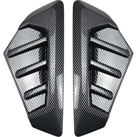 Ailerons de prise d'air latéraux et garnitures d'ailes latérales pour BMW X5 G05 LCI M Sport 2023+, texture fibre de carbone (1/5)