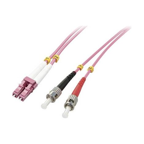 LINDY LWL-Duplexkabel LCST OM4 3m 50125Ãm Multimode (1/2)