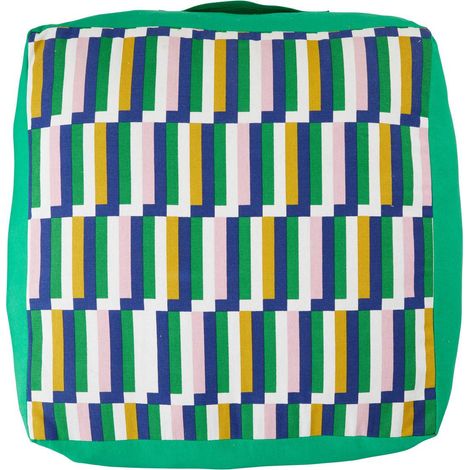 Cojín de suelo Disso verde 48x48cm - Atmosphera créateur d'intérieur