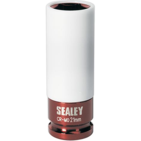 Sealey SX03021 Alloy Wheel Impact Socket 1/2""Sq Drive 21mm