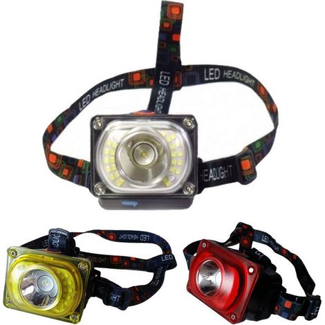 TrAdE Shop Traesio - Torcia Lampada Frontale Led Ricaricabile 30led Cree T6 4 Funzioni A Litio - (1/4)