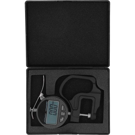 Jauge D'épaisseur Numérique, Plage De Mesure: 0-12,7 Mm/0,5 Pouces, Précision De Mesure: 0,01 Mm/0,0005 Pouces, Micromètre électronique Précis avec écran LCD (1/5)