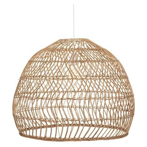 Atmosphera Joy Sospensione in Rattan Beige 58 cm
