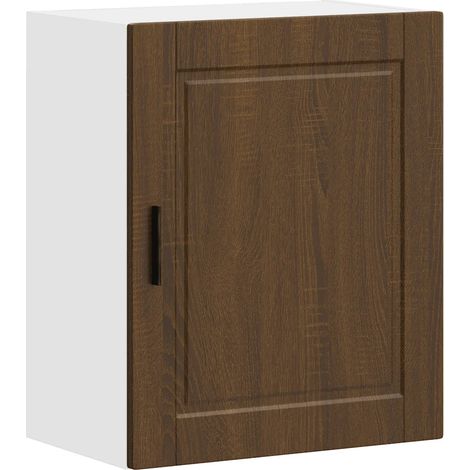 Armario de pared de cocina de diseño práctico y optimizado 50 x 31 x 60 cm madera de roble marrón de ingeniería 020050356 (1/5)