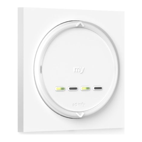 Comando A Parete Amy 4 Modes Io + Cornice Quadrata SOMFY 1871114