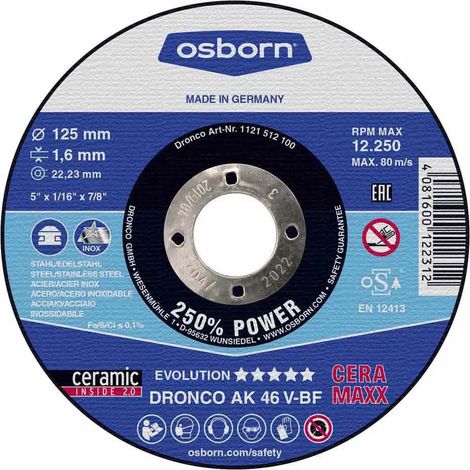 Trennscheibe dronco ak46v 115 mm 1,6 mm