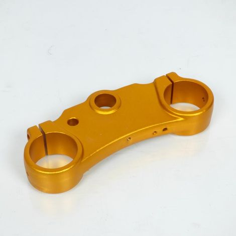 Untere Gabelbrücke goldfarben Ø51mm für chinesisches Dirt Bike (1/4)