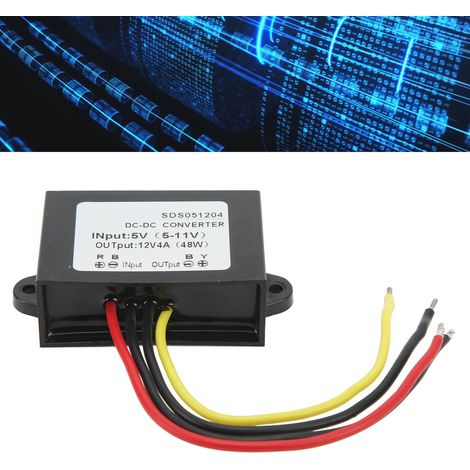 Module élévateur de tension CC-CC 5 V à 12 V 4 A, boîtier en aluminium étanche (1/5)