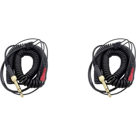 2 Kabel für Sennheiser HD25, HD560, HD540, HD430 und HD250 Kopfhörer: Ersatzadapter für federgelagerte Ohrhörer. (1/5)