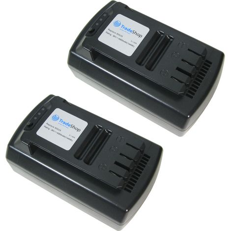 2x Trade-Shop Premium Li-Ion Akku 36V / 4000mAh / 144Wh für Güde 95540 95650 95545 95655 95680 95660 95665 ersetzt Güde 95526 95543 (1/3)