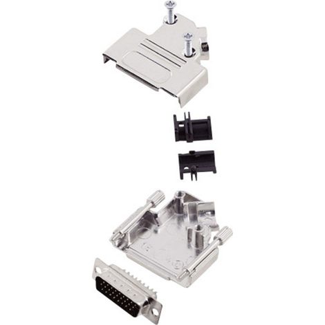 encitech D45ZK15-HDP26-K 6355-0013-02 D-SUB Stiftleisten-Set 45 ° Polzahl: 26 Lötkelch 1 Set