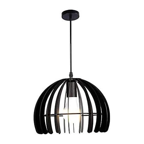 Lustre satellite, Plafonnier décoratif à la mode moderne, Lustre industriel noir pour les allées (1/5)