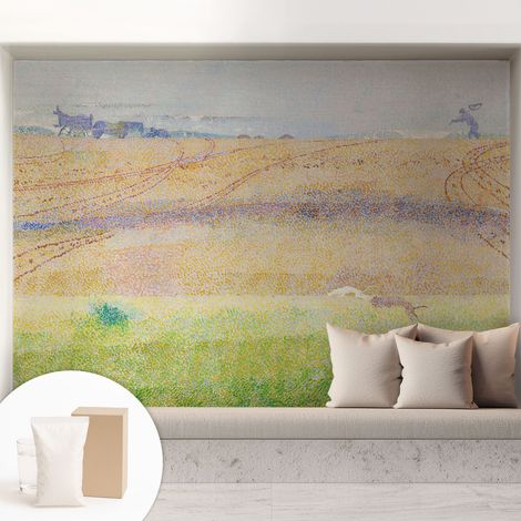 Tapete Vliestapete mit Kleber - Wanddekoration - Wandfolie - 3D Tapete Wand - Wohnungsdeko Sommerfeld 208x146 cm (1/5)