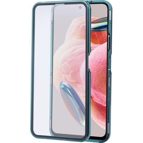 Hülle für Xiaomi Redmi Note 12, erbord Glass Armor Leather, blau (1/5)