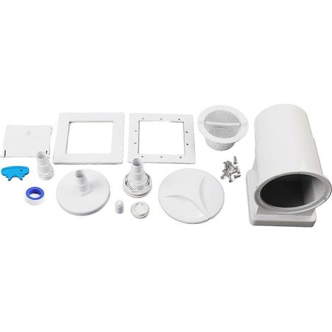 ABS-Wandskimmer mit G1 1/2-Innengewinde, 6,5 l, Schmutzauffangbehälter, Filterpumpe, Reinigungszubehör für oberirdische Pools (1/5)