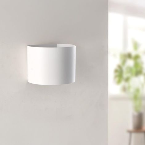 Applique murale LED ronde blanc 12W, IP54, température de couleur variable 2700K-6500K, blanc froid à chaud CCT, éclairage extérieur blanc étanche, idéal pour jardin, terrasse et façade (1/5)