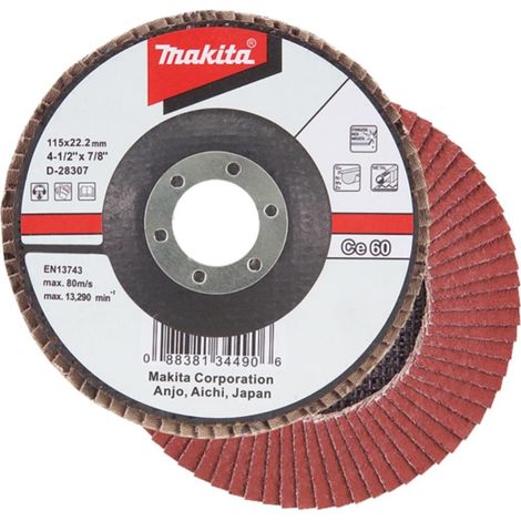 Rueda de molienda de ventilador Ø 180 mm grano 120