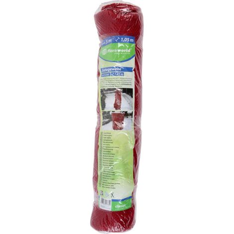 Jutegewebe Classic 5x1,05m, rot, auf Rolle