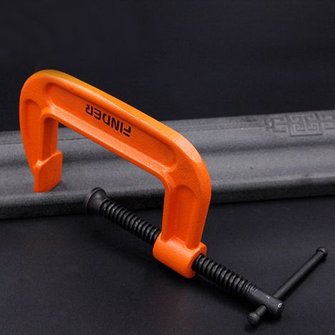Hochwertige und langlebige G-förmige Handpresse mit Stange aus Kohlenstoffstahl (2,5 cm) (1/5)