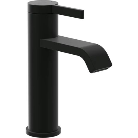 Robinet de lavabo à levier unique Dawn 38x 166x123 mm sans vidage, noir mat (1/5)