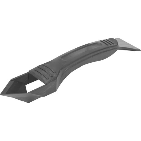 Ensemble de 7 outils de finition pour calfeutrage : embouts en silicone, spatules et pelle à retirer la colle (1/5)