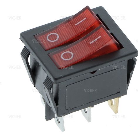 INTERRUPTEUR DOUBLE,2 VITESSES HOTTE NOVY D804021 D804021 Novy (1/4)