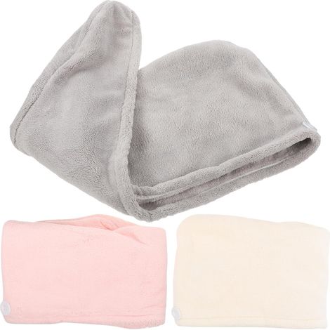 Ensemble De Serviettes pour Cheveux À Séchage Rapide Serviettes De Bain Ultra Absorbantes Et Douces pour Filles