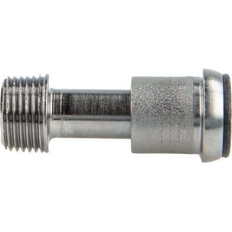 tecuro Heizkörper Ausgleichstülle mit Eurokonus x 3/8 Zoll (DN10) Aussengewinde, Messing vernickelt