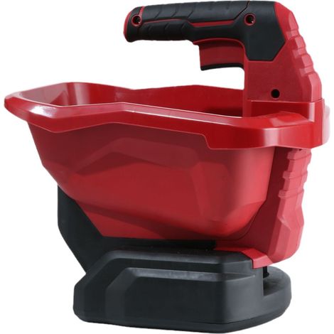 Épandeur de graines d'herbe sans fil 3 L, épandeur d'engrais portatif, épandeur de graines de pelouse, épandeur de sel alimenté par batterie de 2000 mAh, débit variable,largeur dispersion réglable