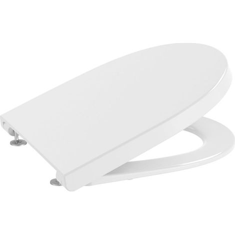 Tapa y asiento de Supralit® para inodoro MERIDIAN - ROCA Características: Caída libre (1/2)