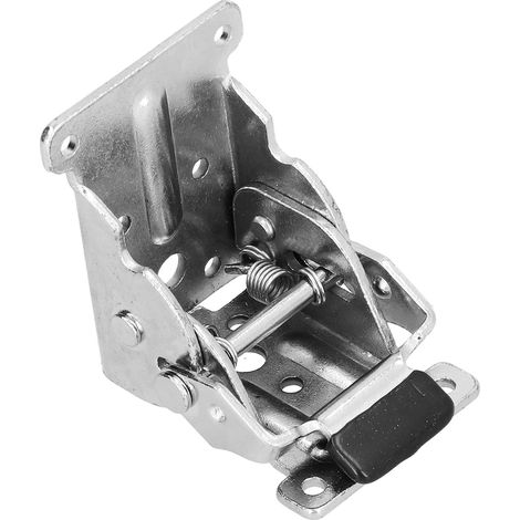 Charnière 90° en alliage d'aluminium, support de pied de table pliable à verrouillage automatique, accessoire de quincaillerie pour meuble (1/5)