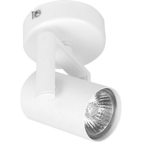 Spot mural/plafonnier LED Italux Bland blanc GU10 35W