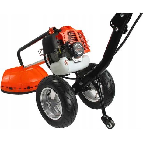 Bricoline – Débroussailleuse à essence 52cc – Moteur 2 temps 2 CV – Largeur de coupe 40 cm – Pour terrains accidentés et espaces confinés (1/5)