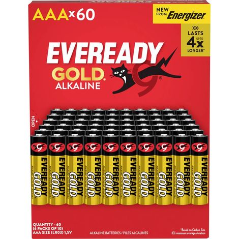 Eveready Eveready Gold Pile LR3 (AAA) alcaline(s) 1.5 V 60 pc(s) (1/3)