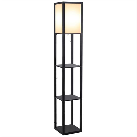 Lampe de table Lampe sur pied avec étagères et lumière intégrée (1/5)