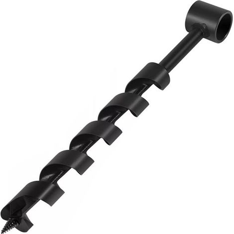 Llave de barrena manual de 1 pulgada, broca manual para madera de 1 x 12 pulgadas, ideal para acampar, supervivencia y senderismo.