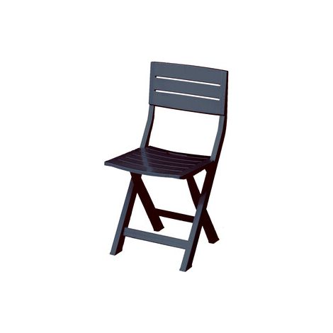 SEDIA RESINA GILDA PIEGHEVOLE ANTRACITE- 4,0 pz